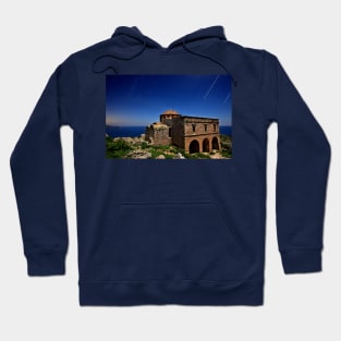 Startrails over Hagia Sophia - Monemvasia Hoodie